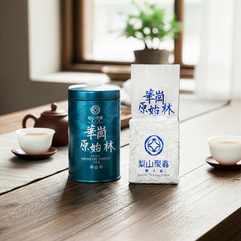 【聚鑫制茶】华岗・原始林 | 手采高山乌龙茶 | 75g_付专属茶罐 - 茶 - 新鲜食材 白色