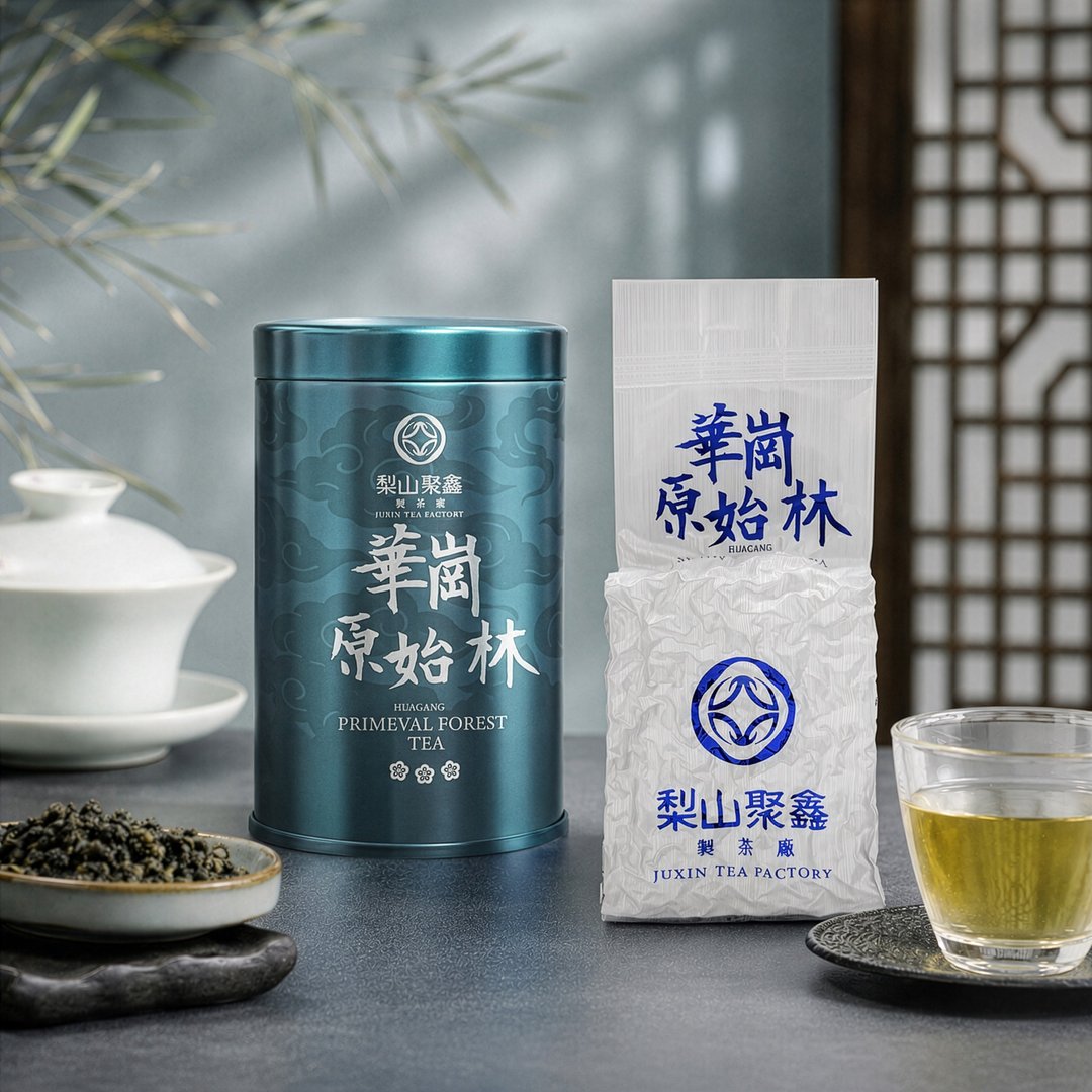【聚鑫制茶】华岗・原始林 | 手采高山乌龙茶 | 75g_付专属茶罐 - 茶 - 新鲜食材 白色