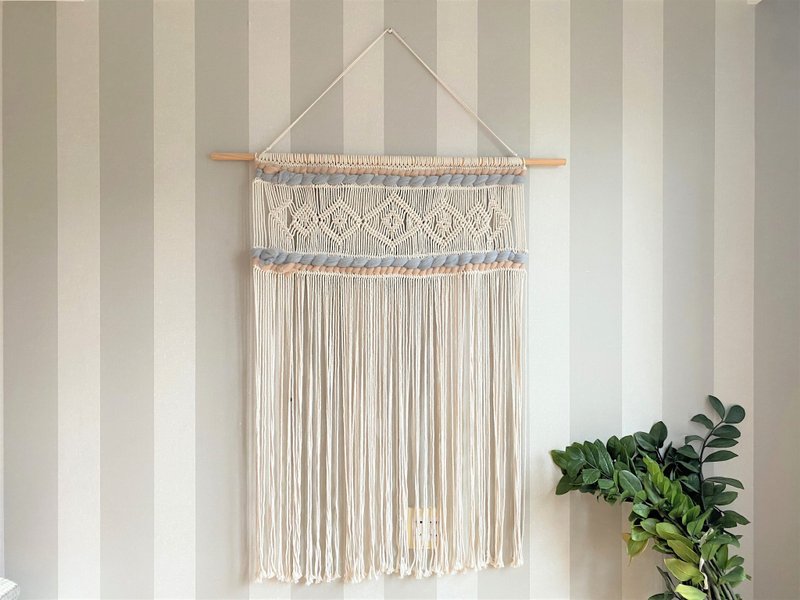 北欧风 温暖流苏手工编织客厅卧室彩色墙壁装饰挂饰 - 海报/装饰画/版画 - 棉．麻 