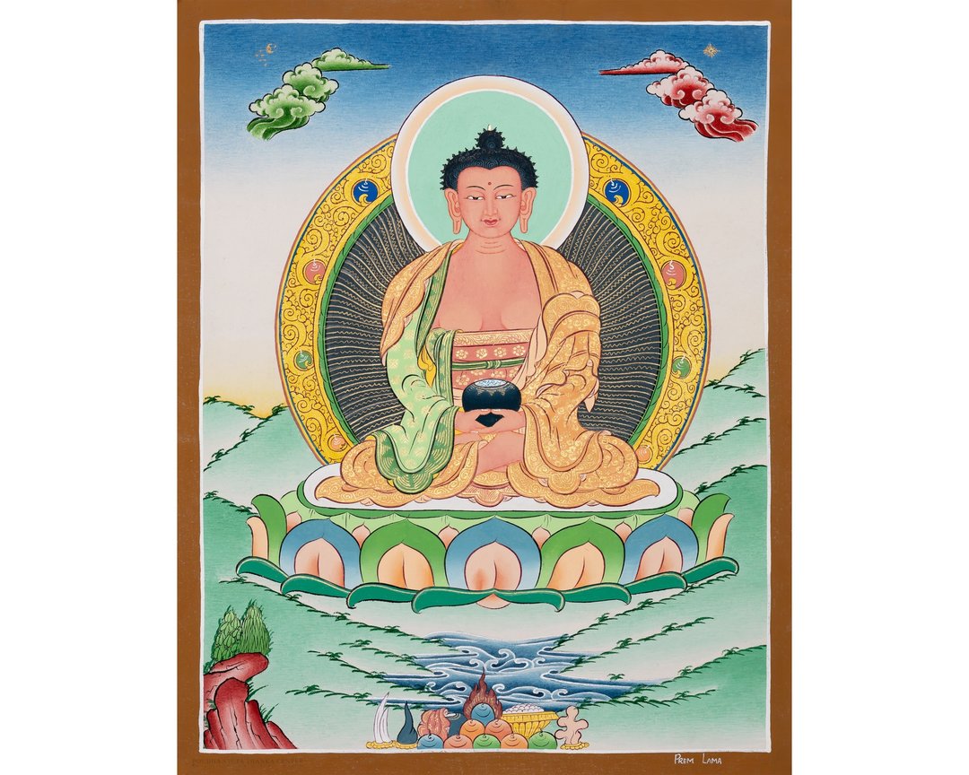 天国阿弥陀佛唐卡  一瞥净土 - 墙贴/壁贴 - 其他材质 多色