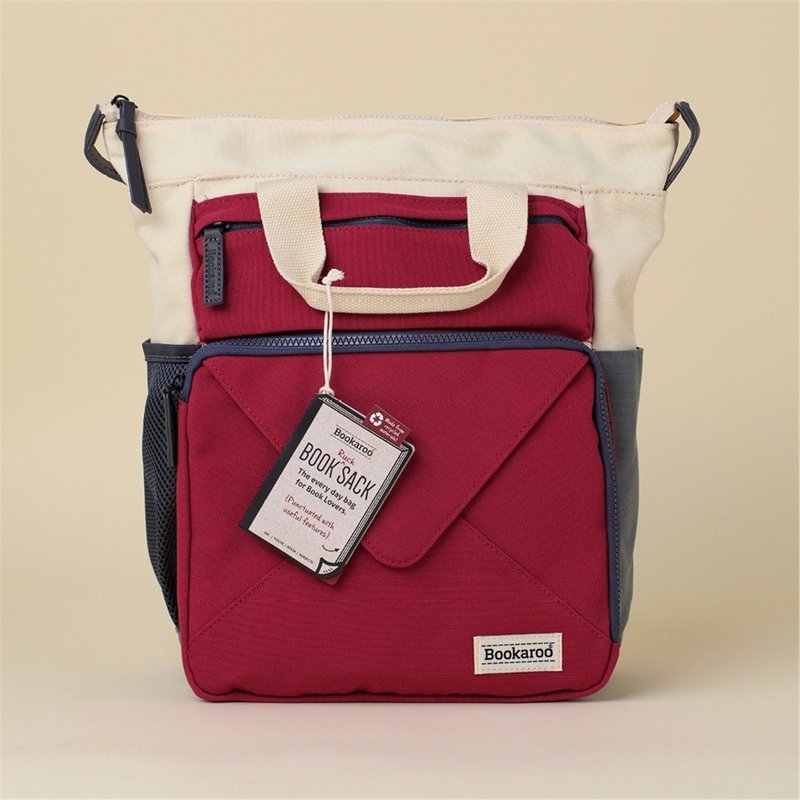 爱书人的多功能双肩包 电脑背包信封样式学生书包礼物英国IF文创 - 后背包/双肩包 - 其他材质 