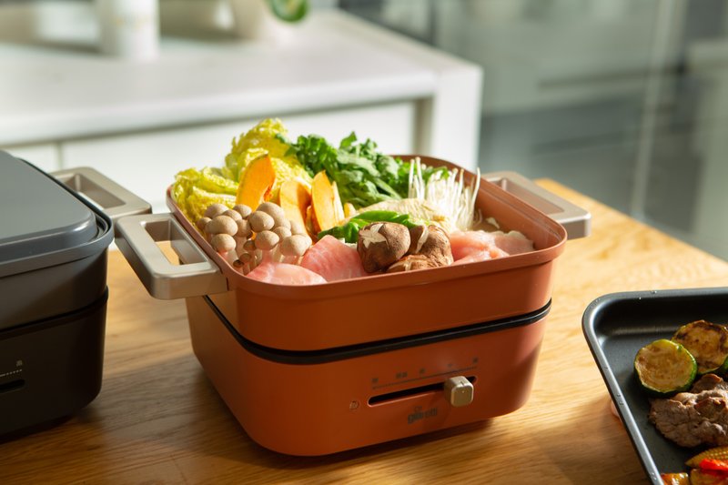 【意大利Giaretti珈乐堤】多功能陶瓷火锅电烤盘(GT-MFM26) - 厨房家电 - 其他金属 