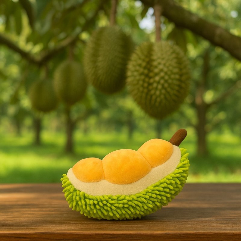 Wooffoo 榴槤宠物玩具 Durian - 玩具 - 聚酯纤维 绿色