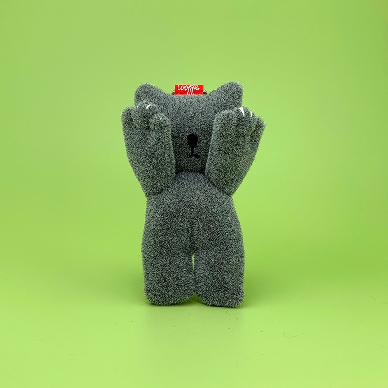 躲猫猫 小猫挂饰第二弹Ver.2 英国短毛猫 - 玩偶/公仔 - 其他人造纤维 灰色