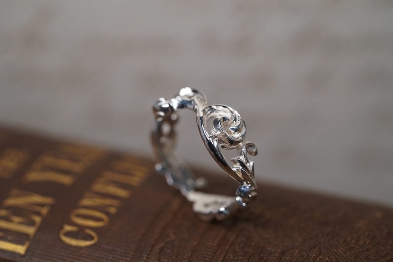 925 纯银海浪戒指- 手作 (R119) - 戒指 - 纯银 银色