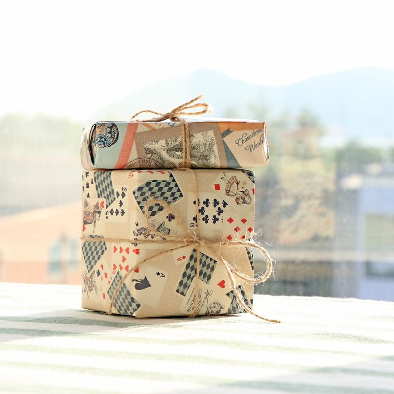 7321Desgin-礼品包装纸本组V.4-爱丽丝Alice,7321-08472 - 木工/竹艺/纸艺 - 纸 多色