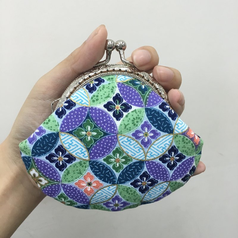 8.5cm口金散纸包 Girlskioku~* - 零钱包 - 棉．麻 绿色