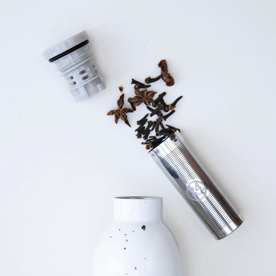意大利24Bottles【CLIMA 系列专用】Tea Infuser 泡茶隔 - 水瓶/水壶 - 不锈钢 白色