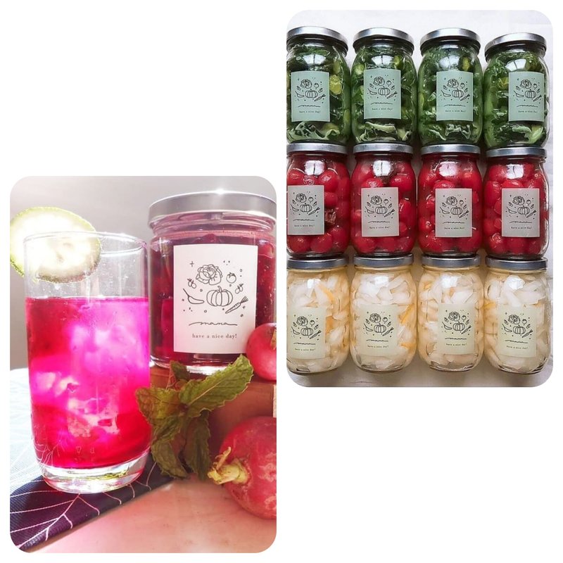 大瓶装甜菜根银耳 - 醋/水果醋 - 新鲜食材 