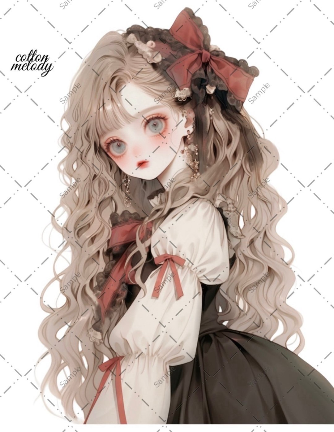 原创贴纸 No.417 人物贴纸 原创贴纸 人物贴纸 女孩贴纸 原创人物贴纸 - 贴纸 - 纸 