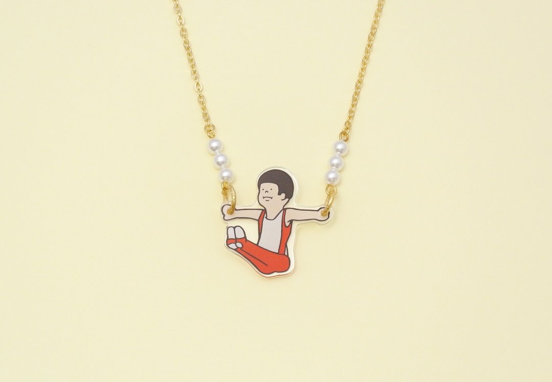 The Gymnasts Necklace - 项链 - 塑料 多色