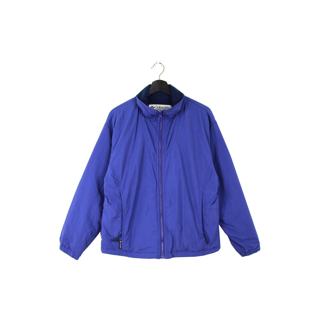 Back to Green:: 防风铺棉外套 Columbia靛色 //男女皆可穿// vintage outdoor(CO-01) - 女装休闲/机能外套 - 聚酯纤维 