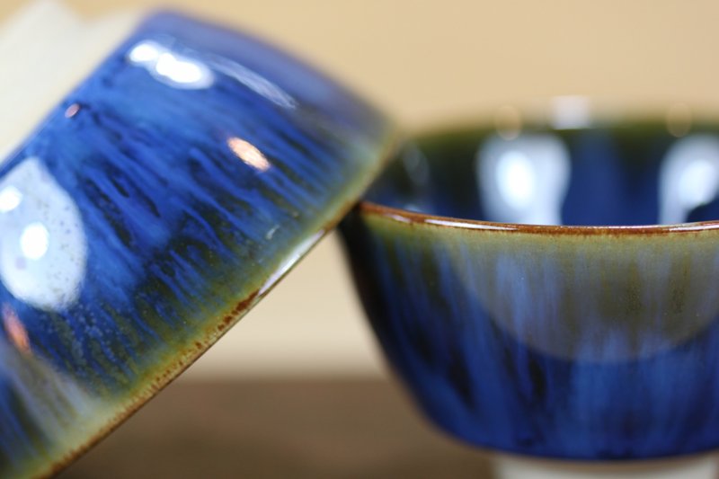 【送礼好物】50ml 耀洋 天目釉 中式小茶杯 莺歌叶敏祥作品 - 茶具/茶杯 - 瓷 