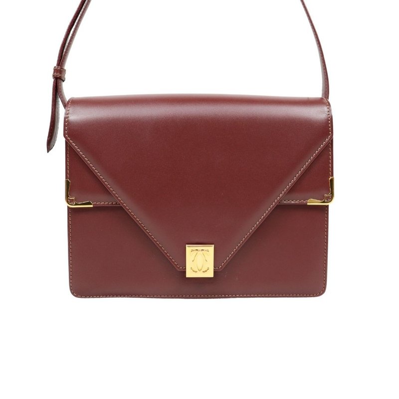 Cartier Must Line 肩背包 - 01095 - 侧背包/斜挎包 - 真皮 红色