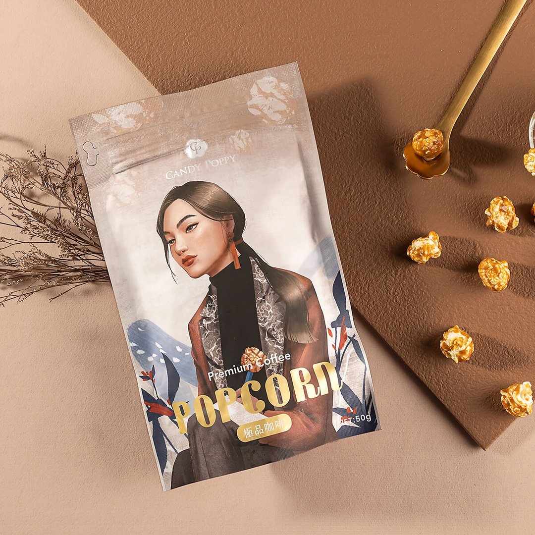 【魅力系列】CANDY POPPY菓糖爆米花 | 极品咖啡 - 零食/点心 - 其他材质 咖啡色