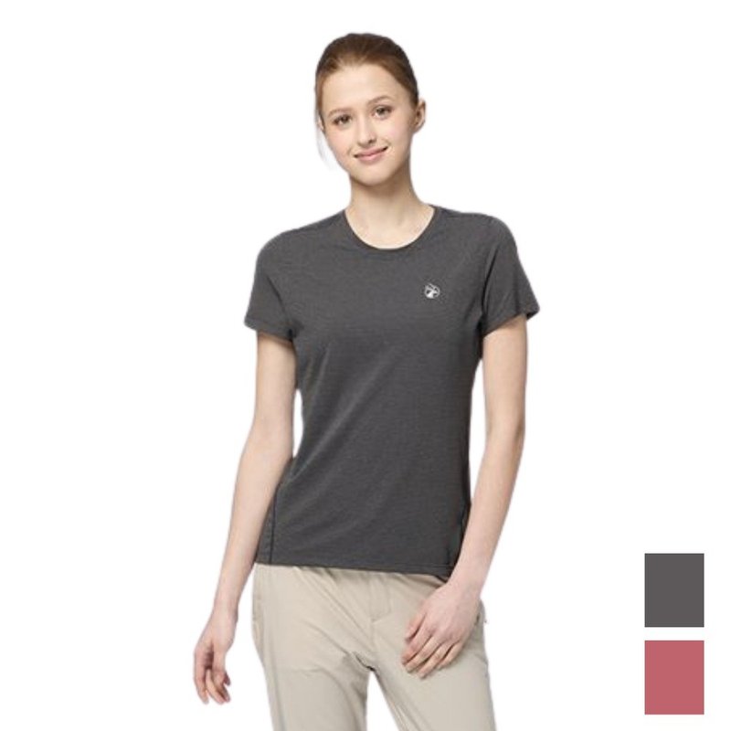 【Wildland 荒野】弹性轻量银纤维抗菌吸排衣 女 0B31617 - 女装 T 恤 - 聚酯纤维 多色