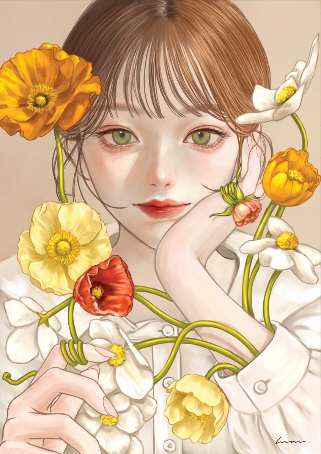 《茎尖上的诗》明信片 - 卡片/明信片 - 纸 