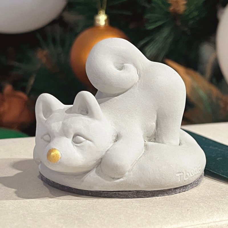【來玩吧】可愛翹臀 擴香石 柴犬 貓咪 鴨子 - 香薰/精油/线香 - 水泥 多色