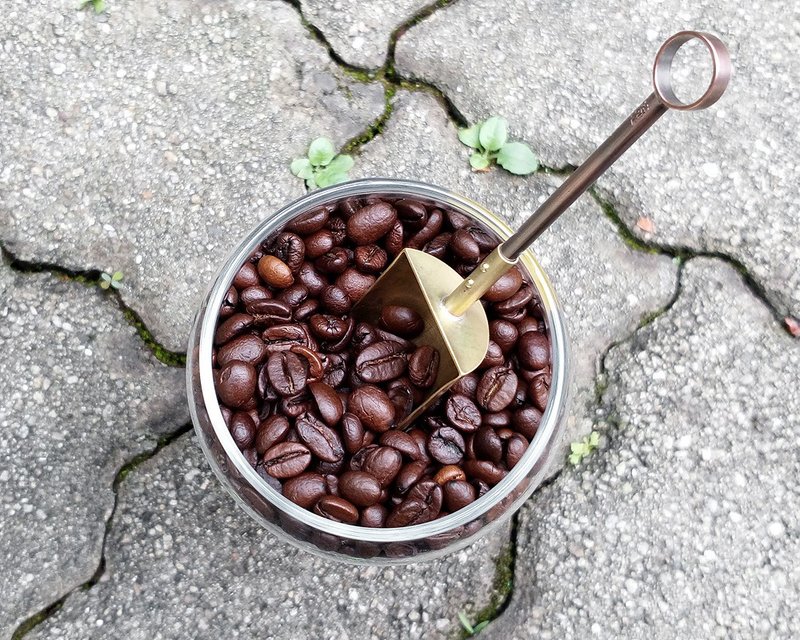 舀一勺清晨香-12号   手工铜勺  /Ag No. 062 - 茶具/茶杯 - 铜/黄铜 咖啡色