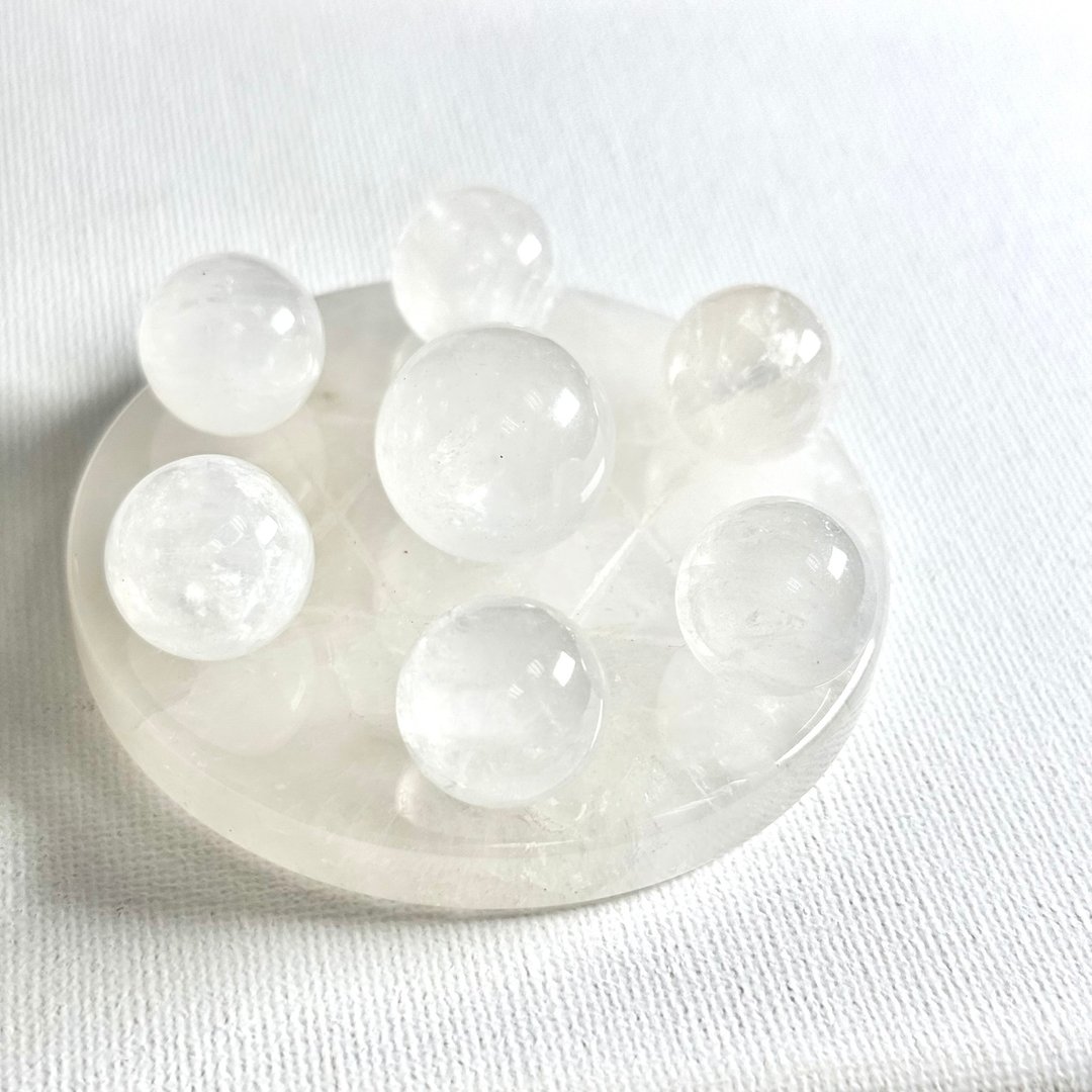 白幽灵七星阵 - 摆饰 - 水晶 白色