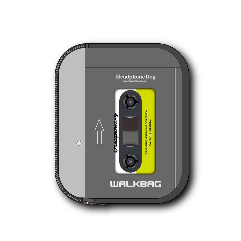 WalkMan 音乐随身听 卡片包/钱包/悠游卡/皮夹 - 零钱包 - 聚酯纤维 灰色