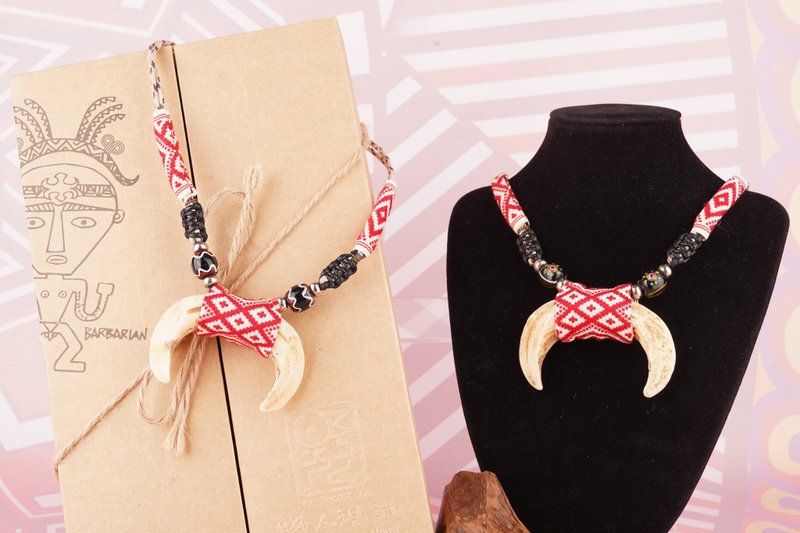 【原风艺站】祖灵臼齿项链 | 原住民 族服 台湾印象 丰年祭 - 项链 - 其他材质 