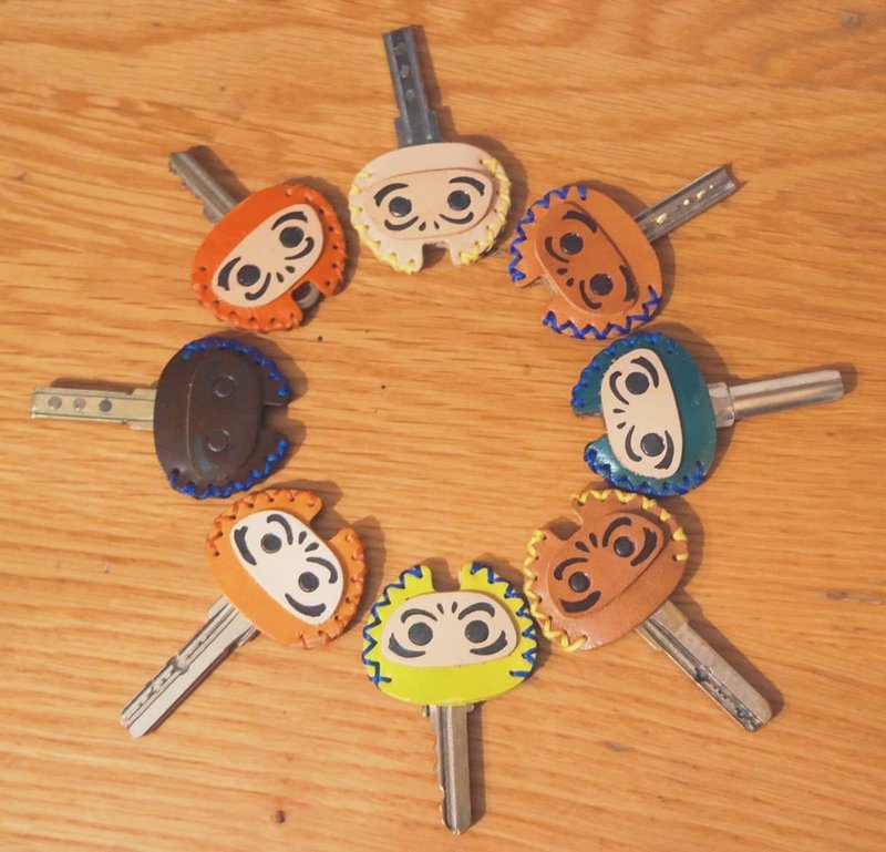 真皮达摩钥匙套 - 钥匙链/钥匙包 - 真皮 多色