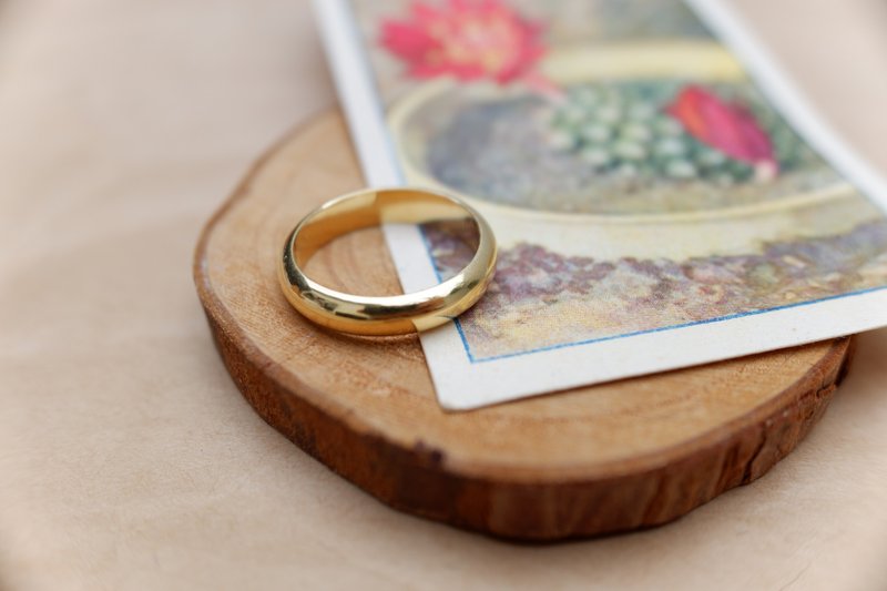 Personalize ring - Half moon - 戒指 - 纯银 