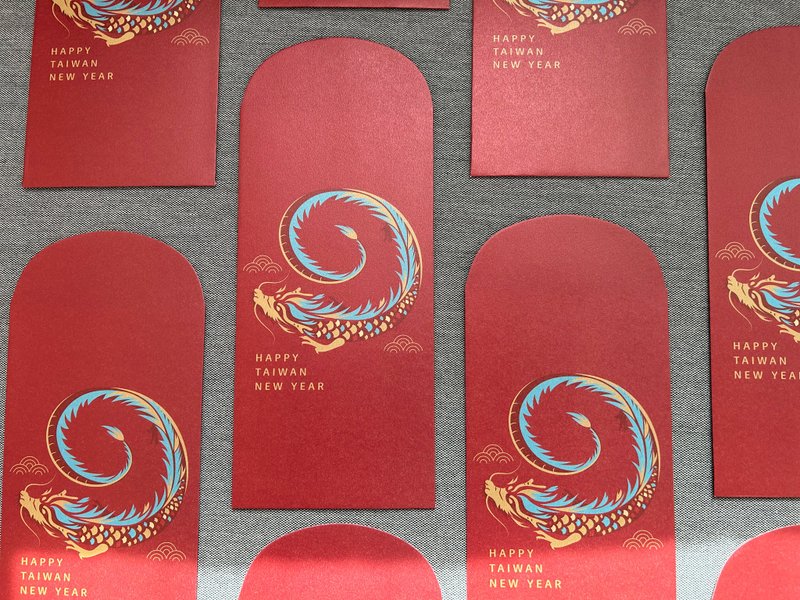 龙年质感红包袋 6 入组 - 红包/春联 - 纸 