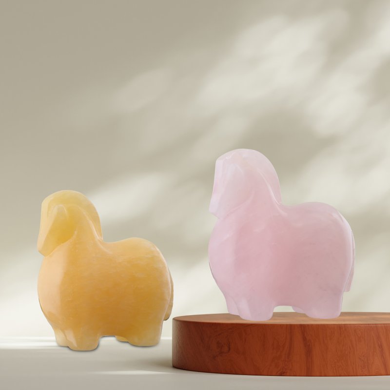 【weborn】招人缘招财富组 (粉水晶 + 金冻石) - 摆饰 - 水晶 