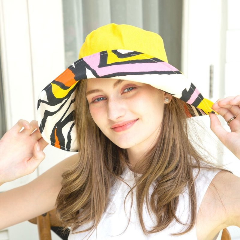 ATIPA可逆宽边太阳帽防晒防紫外线 - 帽子 - 棉．麻 多色