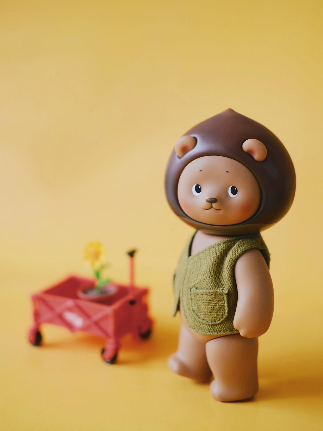 白熊百货PlanetBear 栗子棕熊Cooky 潮玩手办可爱玩具礼品 - 桌游/玩具 - 其他材质 多色