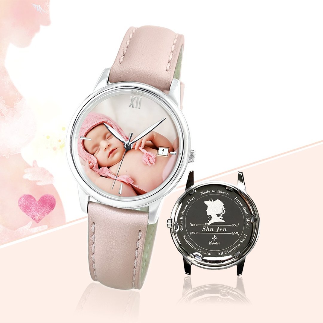 【手表定制】33 mm 8206LS 钢色 (表面+底盖设计订制) - 女表 - 不锈钢 