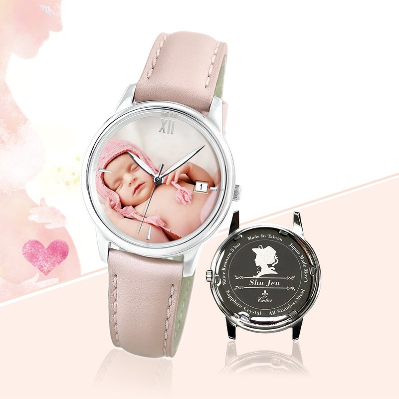 【手表定制】33 mm 8206LS 钢色 (表面+底盖设计订制) - 女表 - 不锈钢 