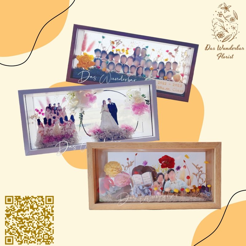 【香港花艺店】定制相片花架(L)_下单链接 - 摆饰 - 植物．花 多色