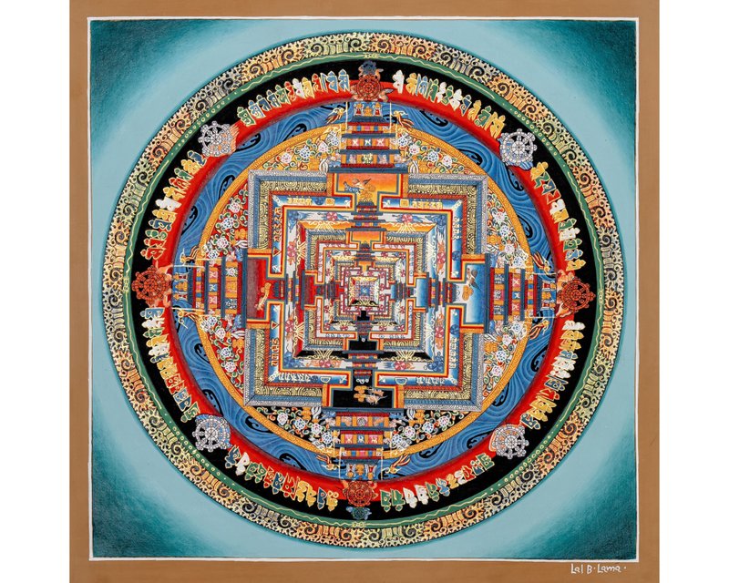 唐卡画卡拉查克拉曼陀罗  是送给至爱的美丽礼物 - 摆饰 - 其他材质 多色