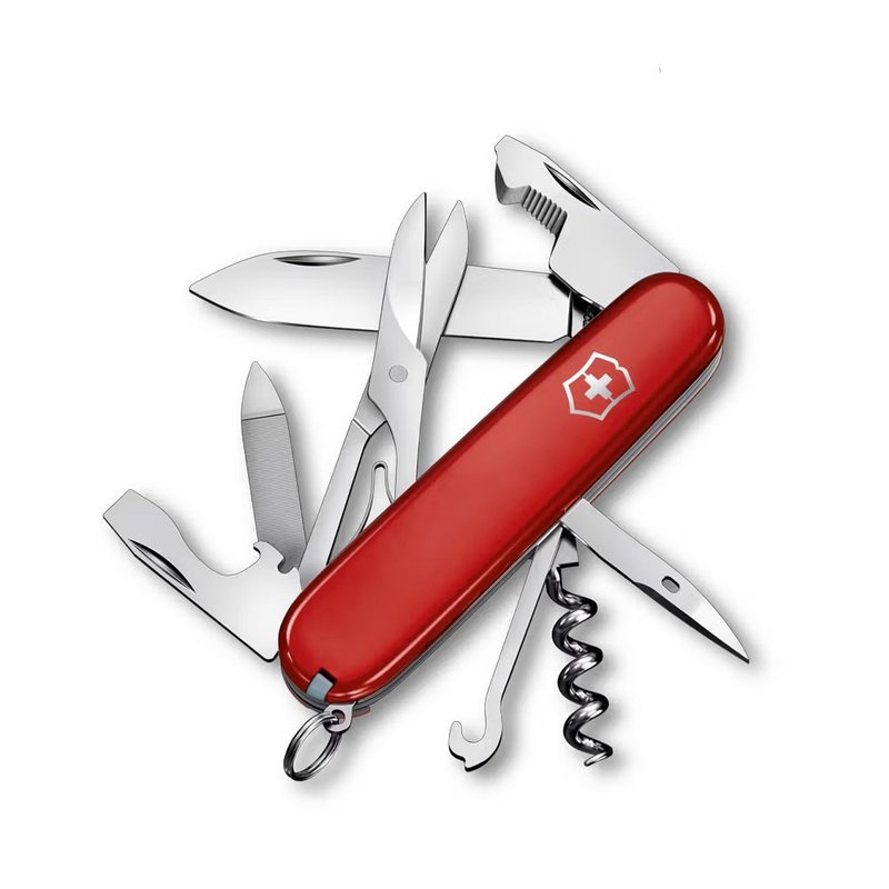 VICTORINOX 瑞士维氏 瑞士刀 Companion系列含开箱器 16用 1.3909 - 露营用品 - 不锈钢 红色