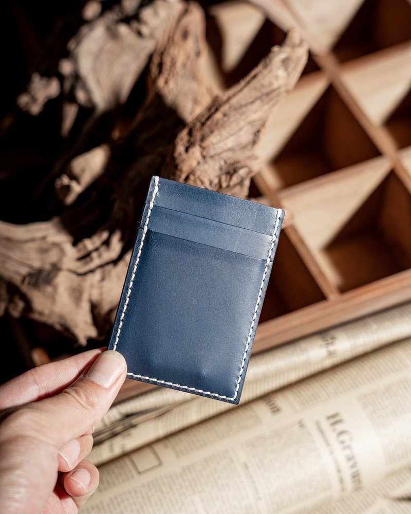 直身四卡卡片套 | 手缝皮革完成品 | BSP186 - 皮件 - 真皮 多色