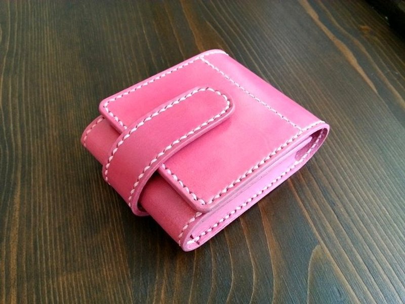 植鞣牛皮 真皮 手作口红包 化妆包 附小镜 颜色尺寸可定制 - 化妆包/杂物包 - 真皮 多色