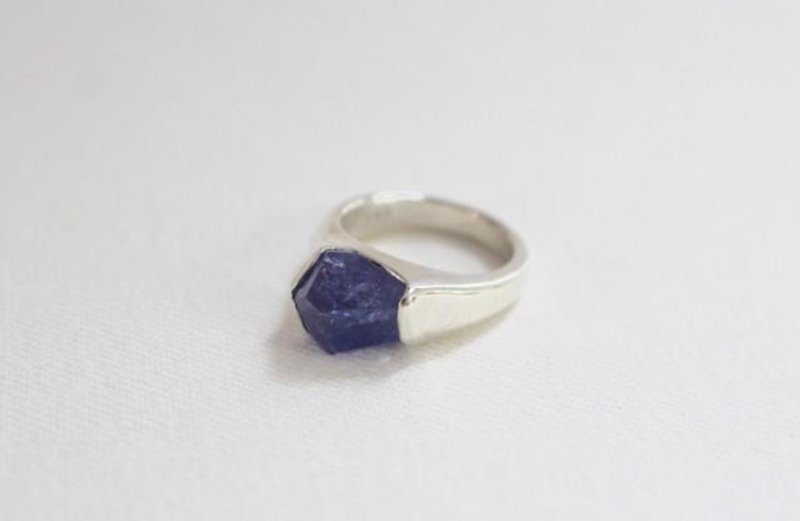 Gemstone ring of tanzanite - 戒指 - 宝石 蓝色