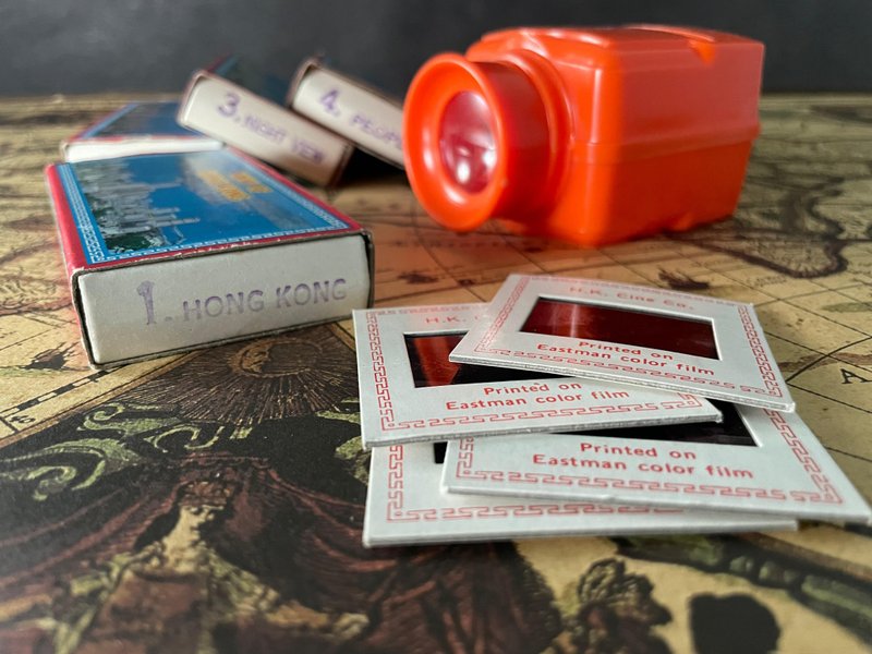 80年代旧香港幻灯片1盒 - 类别1. 香港 Hong Kong - 摄影集 - 纸 