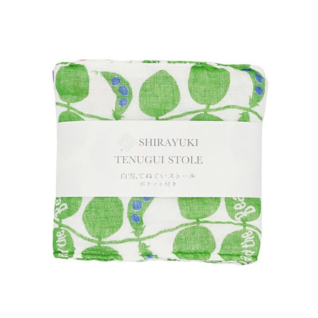 京友禅染Cooling Scarf Towel / 杰克与豌豆 绿色 - 餐垫/桌巾 - 棉 绿色