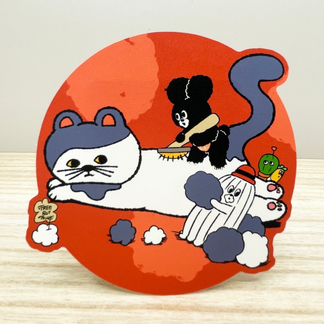 异形裁型祝福卡 毛球狩猎 - 卡片/明信片 - 纸 