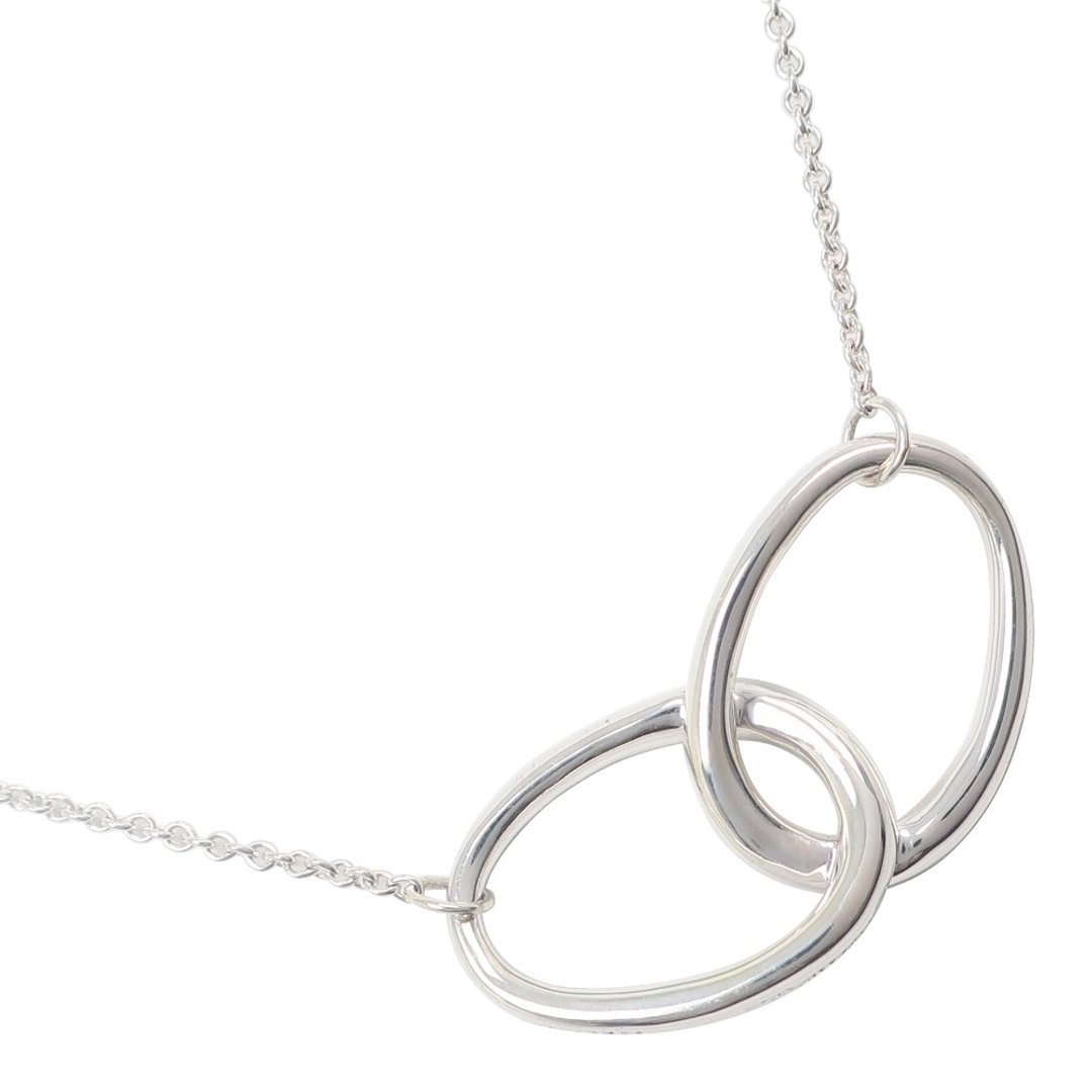 [日本直送] Tiffany & Co. Elsa Peretti 双环项链，925银，约 8.2 克，女士 [二手] - 项链 - 银 银色