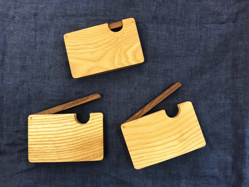 打板人生名片盒(提供免费雷刻烙印!请在备注留烙印信息) - 名片夹/名片盒 - 木头 