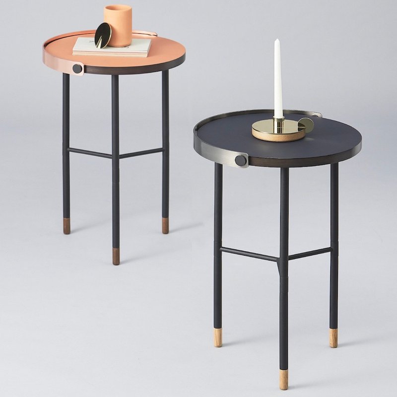 camino CARMEL 高脚铜环边桌 沙发桌 咖啡桌 茶几 高脚桌 床边桌 - 其他家具 - 其他材质 多色