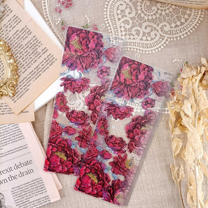 深紅  / 晶透書寫墊 - 其他 - 塑料 多色