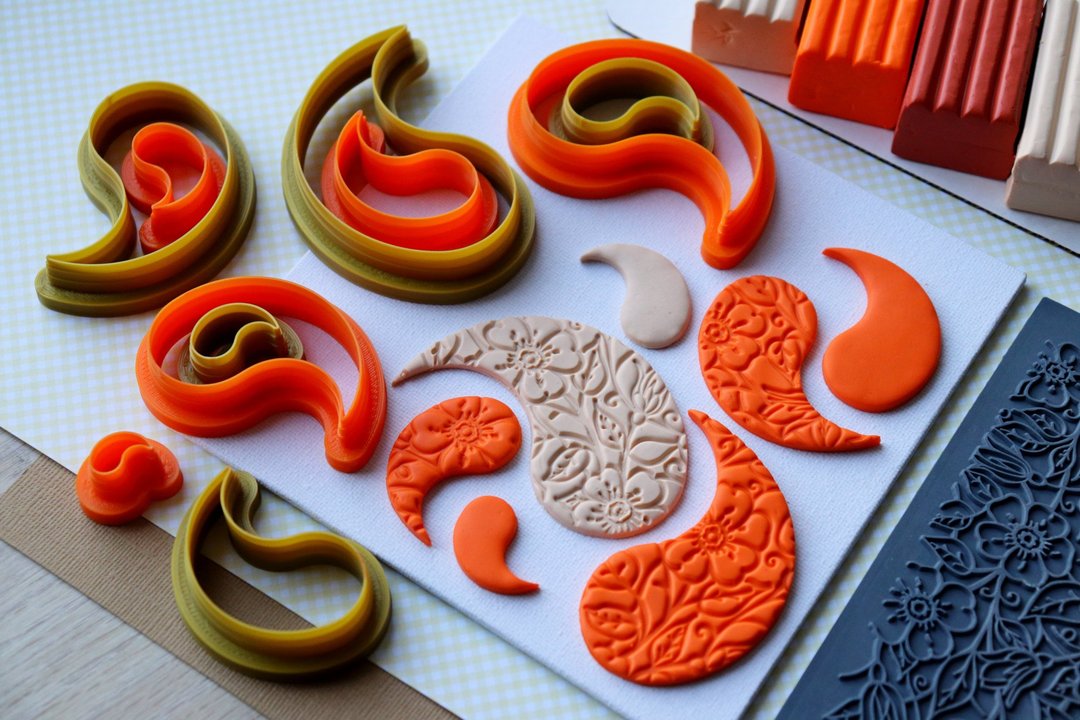 Polymer Clay Cutters Set 5. Yin and Yang Cutters - 金工/饰品 - 塑料 