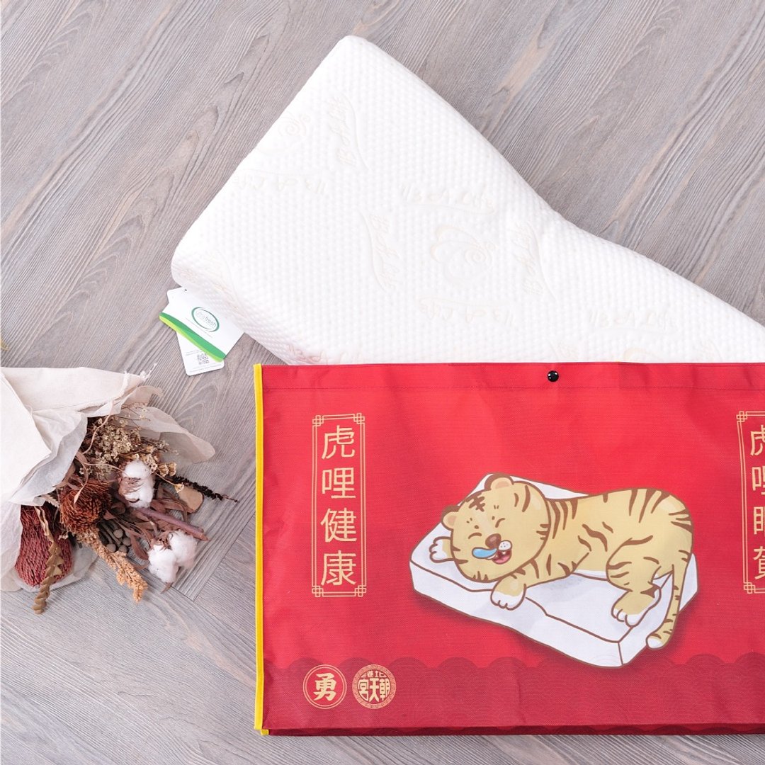 联名商品-妈祖虎哩平安【福虎生风万睡枕+赠-过炉火饰】 - 枕头/抱枕 - 其他材质 