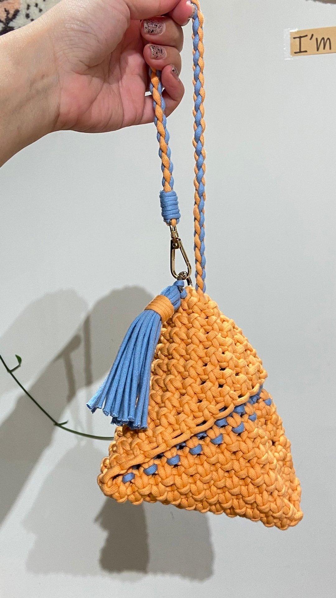 Macrame 法式编织 - 小魟鱼手挽包体验课程 (可使用文化币) - 编织/羊毛毡/布艺 - 棉 